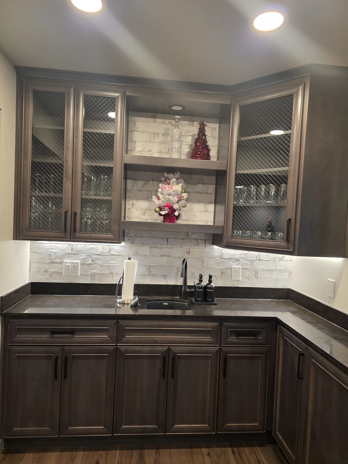 Custom kitchen cabinetry and finished cabinet fronts